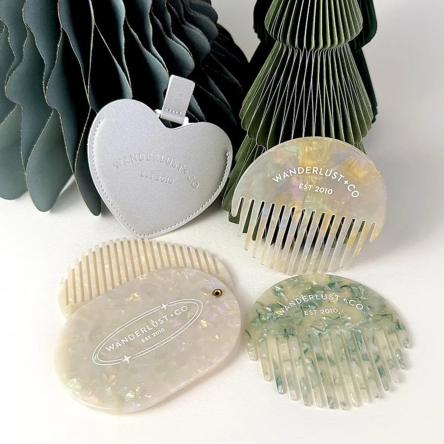 Heartful Silver Mirror sold by Wanderlust and Co product image thumbnail 4