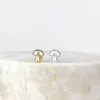 Mushroom Silver Flat Back Earring sold by Wanderlust and Co