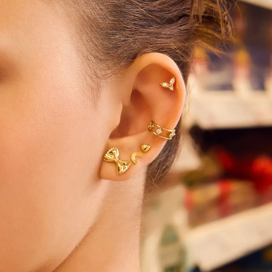 Rainbow Gold Flat Back Earring sold by Wanderlust and Co product image thumbnail 3