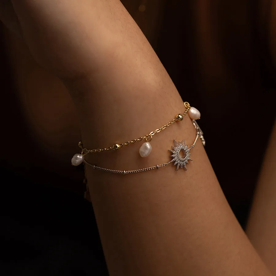 Sunlit Crescent Silver Set sold by Wanderlust and Co product image thumbnail 2