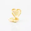 Bubble Heart Gold Locket Pendant sold by Wanderlust and Co