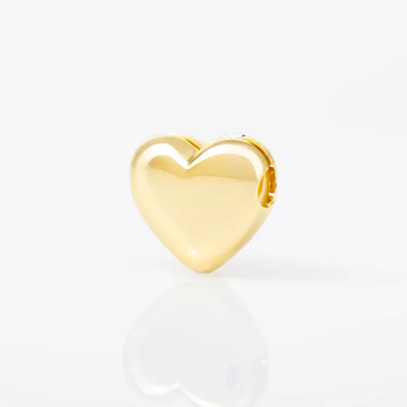 Bubble Heart Gold Locket Pendant sold by Wanderlust and Co