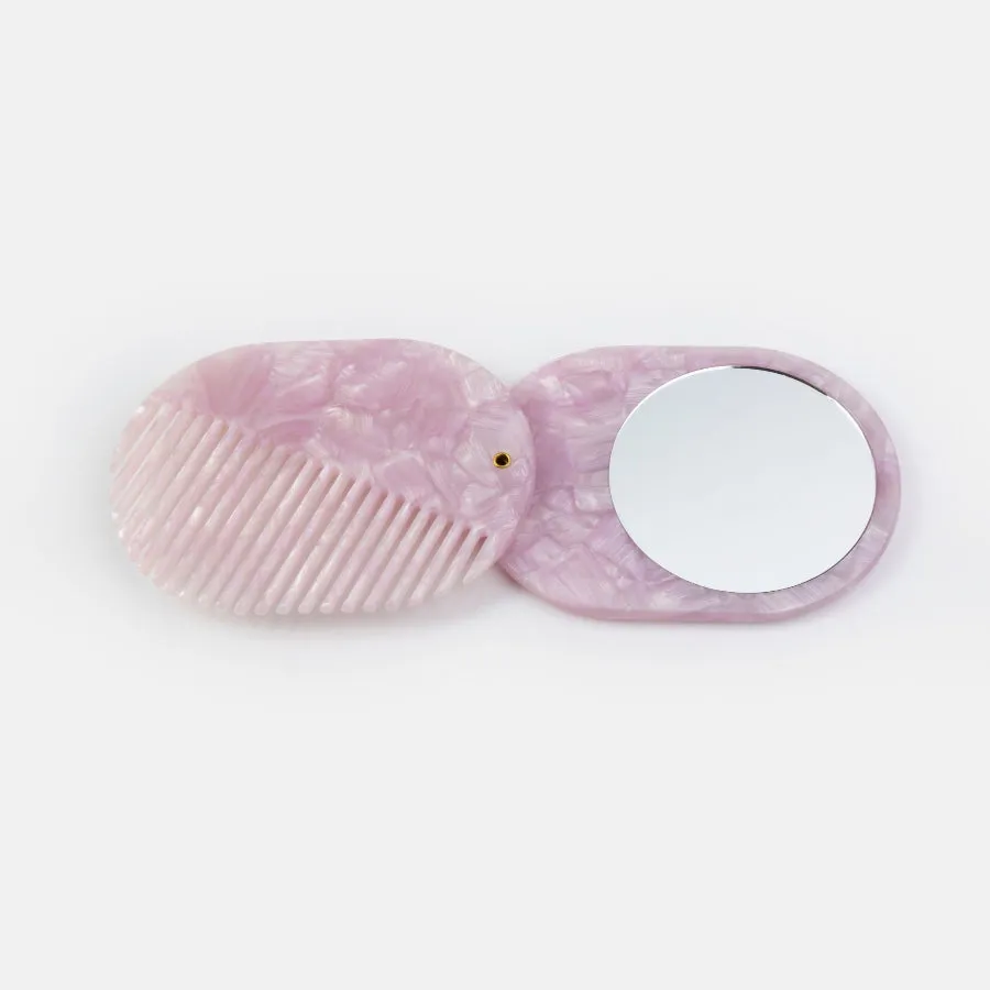 Pocket Lavender Mirror & Comb sold by Wanderlust and Co product image thumbnail 4