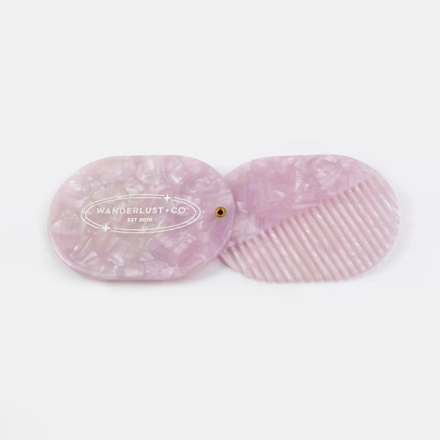 Pocket Lavender Mirror & Comb sold by Wanderlust and Co product image thumbnail 3