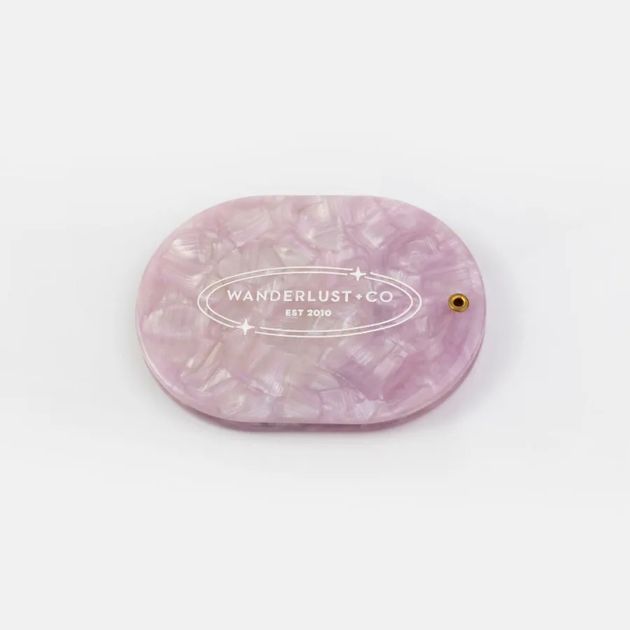 Pocket Lavender Mirror & Comb sold by Wanderlust and Co product image thumbnail 2