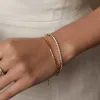 Pave 14K Gold Vermeil Tennis Bracelet sold by Wanderlust and Co