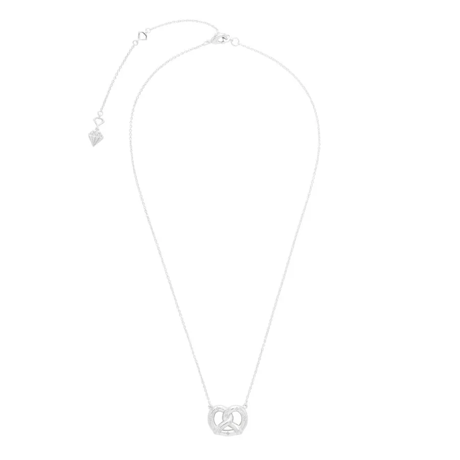 Pretzel Silver Necklace sold by Wanderlust and Co product image thumbnail 5