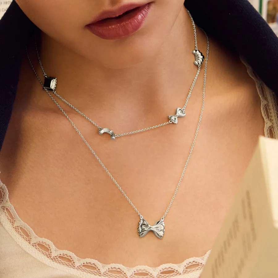 Food Party Charms Silver Necklace sold by Wanderlust and Co product image thumbnail 2