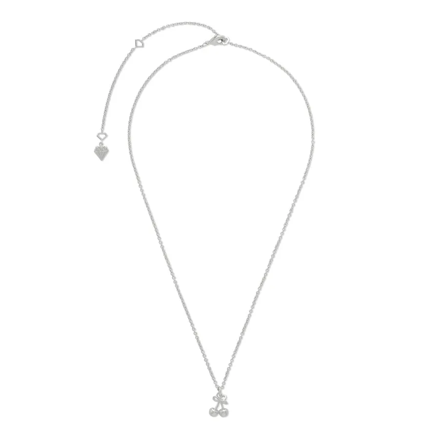 Cherry Silver Necklace sold by Wanderlust and Co product image thumbnail 4