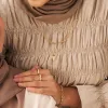 All My Heart Pave 14K Gold Vermeil Necklace sold by Wanderlust and Co