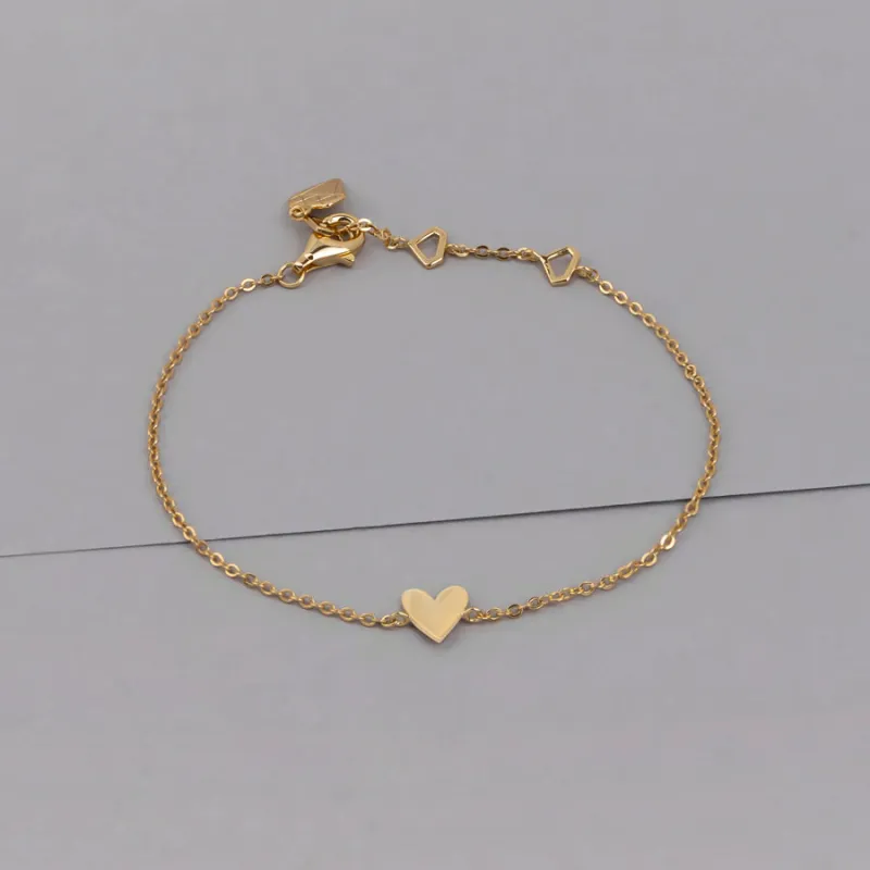 All My Heart 14K Gold Vermeil Bracelet sold by Wanderlust and Co