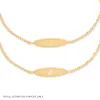 Oval ID 14K Gold Vermeil Bracelet sold by Wanderlust and Co