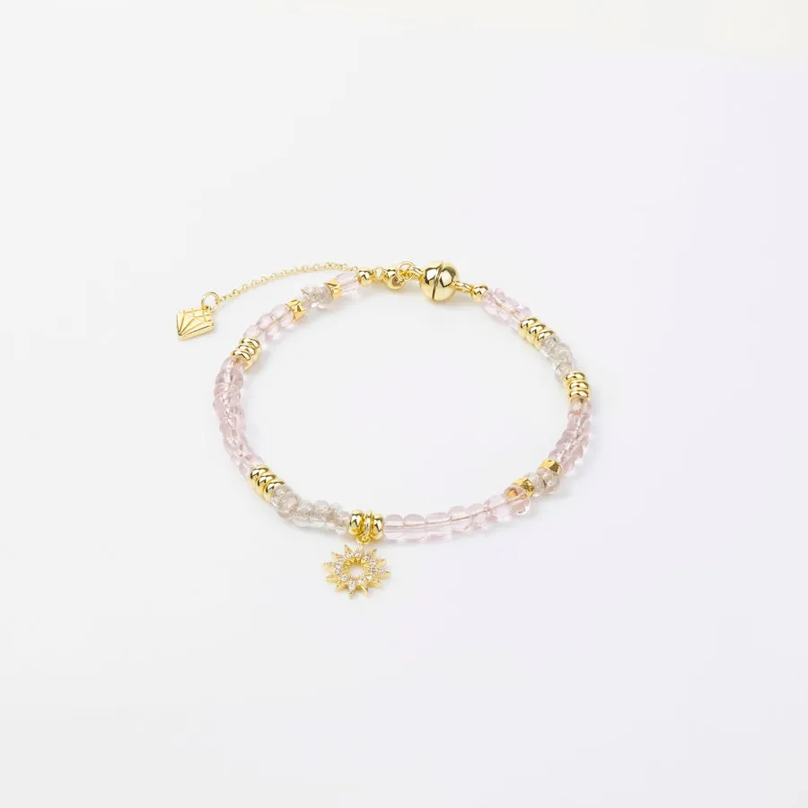Sun Hues Beaded Gold Bracelet sold by Wanderlust and Co