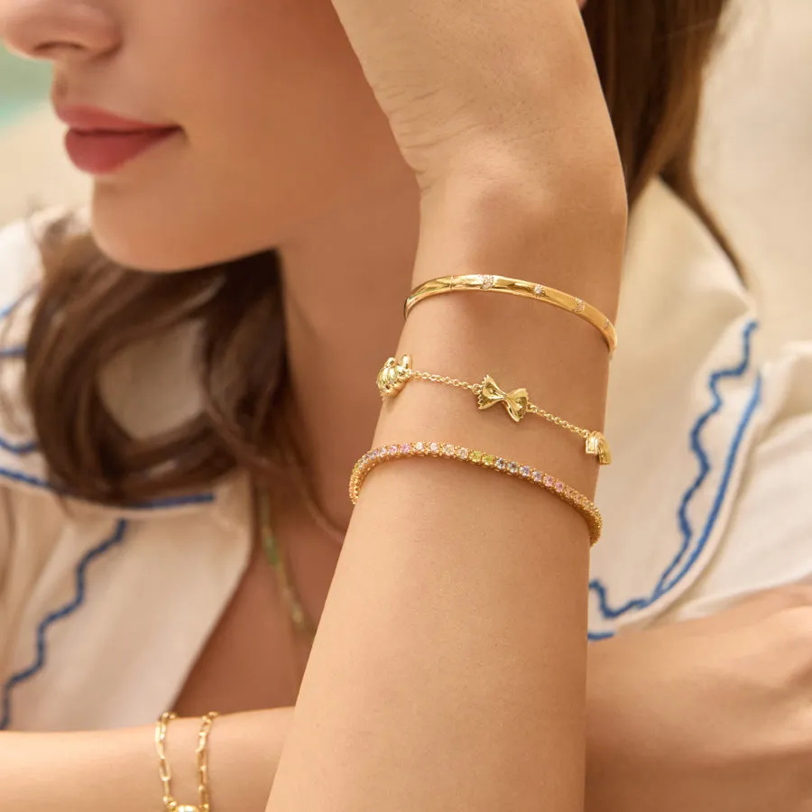 Sunlit 14K Gold Vermeil Bangle sold by Wanderlust and Co product image thumbnail 2