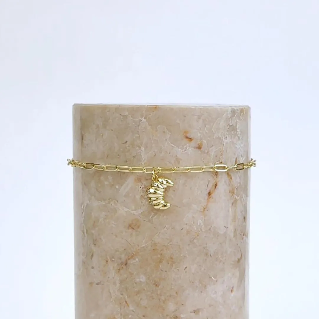 Croissant Gold Bracelet sold by Wanderlust and Co product image thumbnail 3