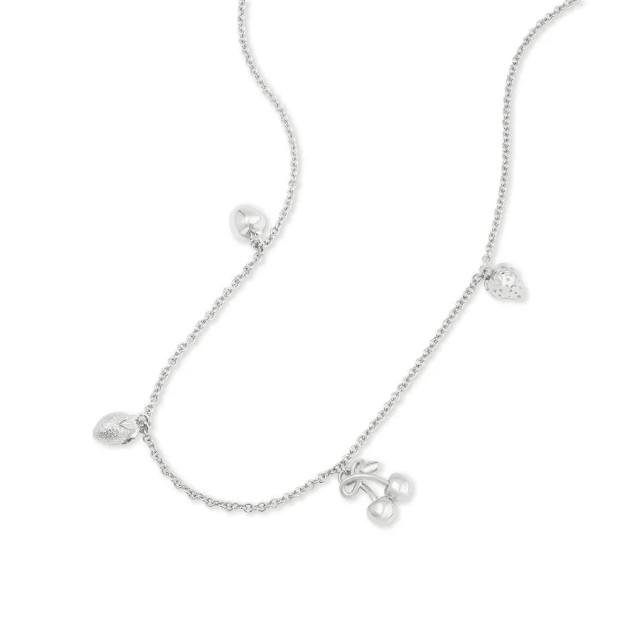 Fruit Party Charms Silver Necklace sold by Wanderlust and Co product image thumbnail 5