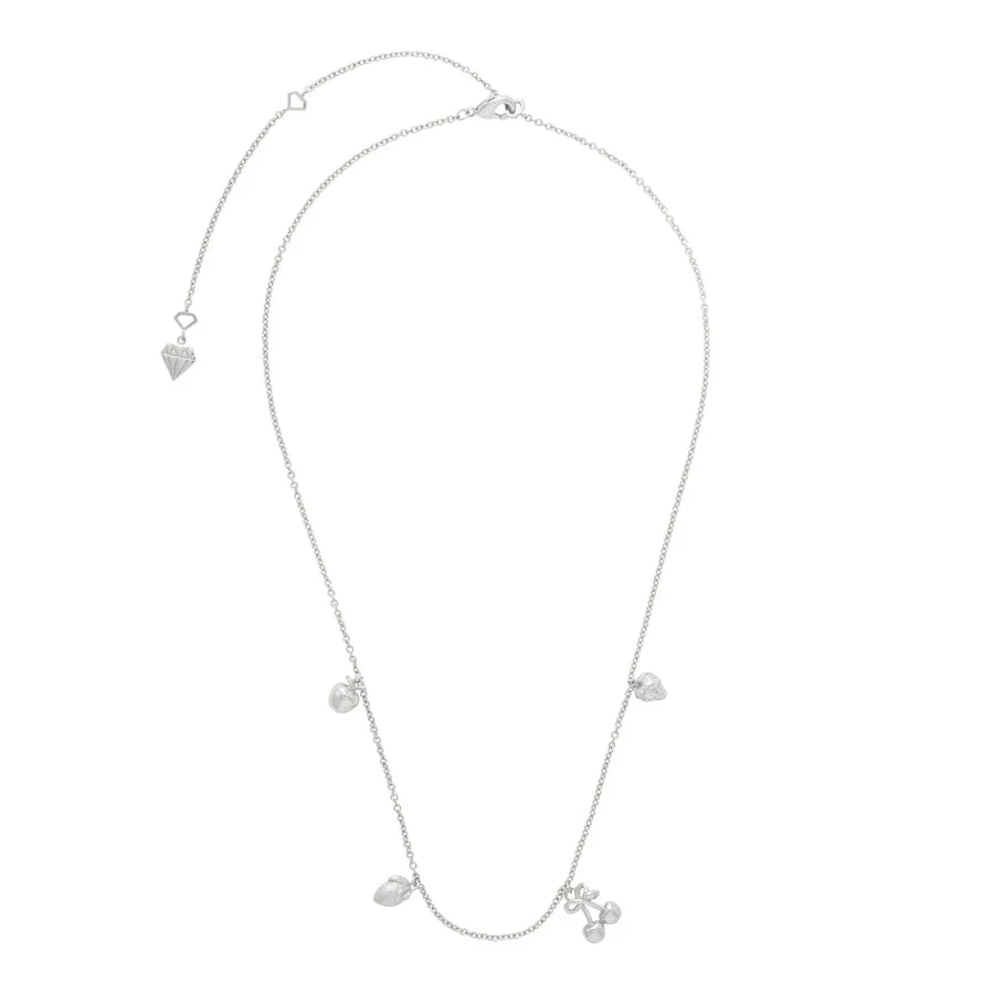 Fruit Party Charms Silver Necklace sold by Wanderlust and Co product image thumbnail 4