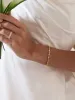 Multi Hearts 14K Gold Vermeil Bracelet sold by Wanderlust and Co