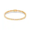 Multi Hearts 14K Gold Vermeil Bracelet sold by Wanderlust and Co
