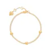 Heart Pave 14K Gold Vermeil Petite Tennis Bracelet sold by Wanderlust and Co