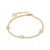 Heart Pave 14K Gold Vermeil Petite Tennis Bracelet sold by Wanderlust and Co