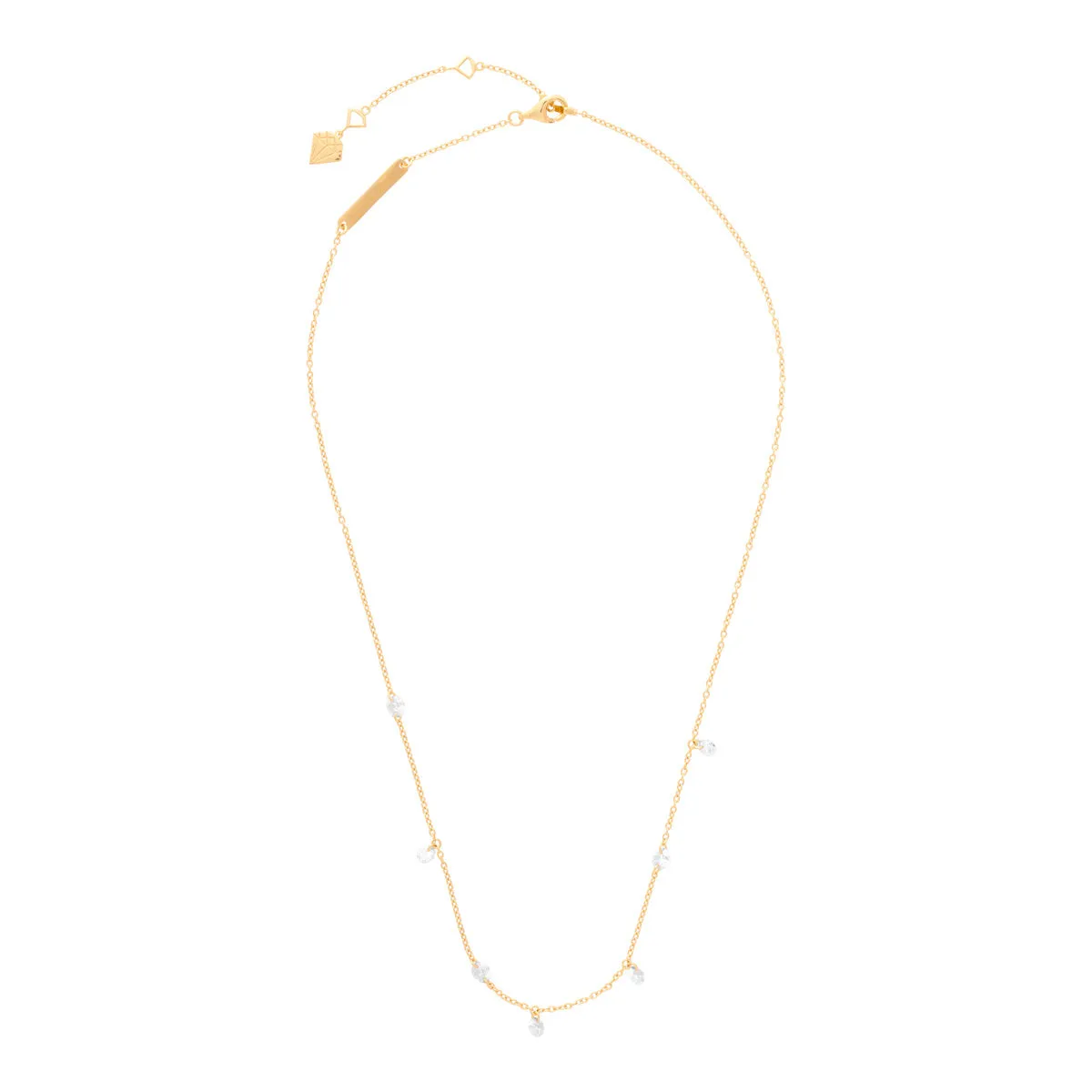 Glimmer Gems 14K Gold Vermeil Necklace sold by Wanderlust and Co product image thumbnail 4