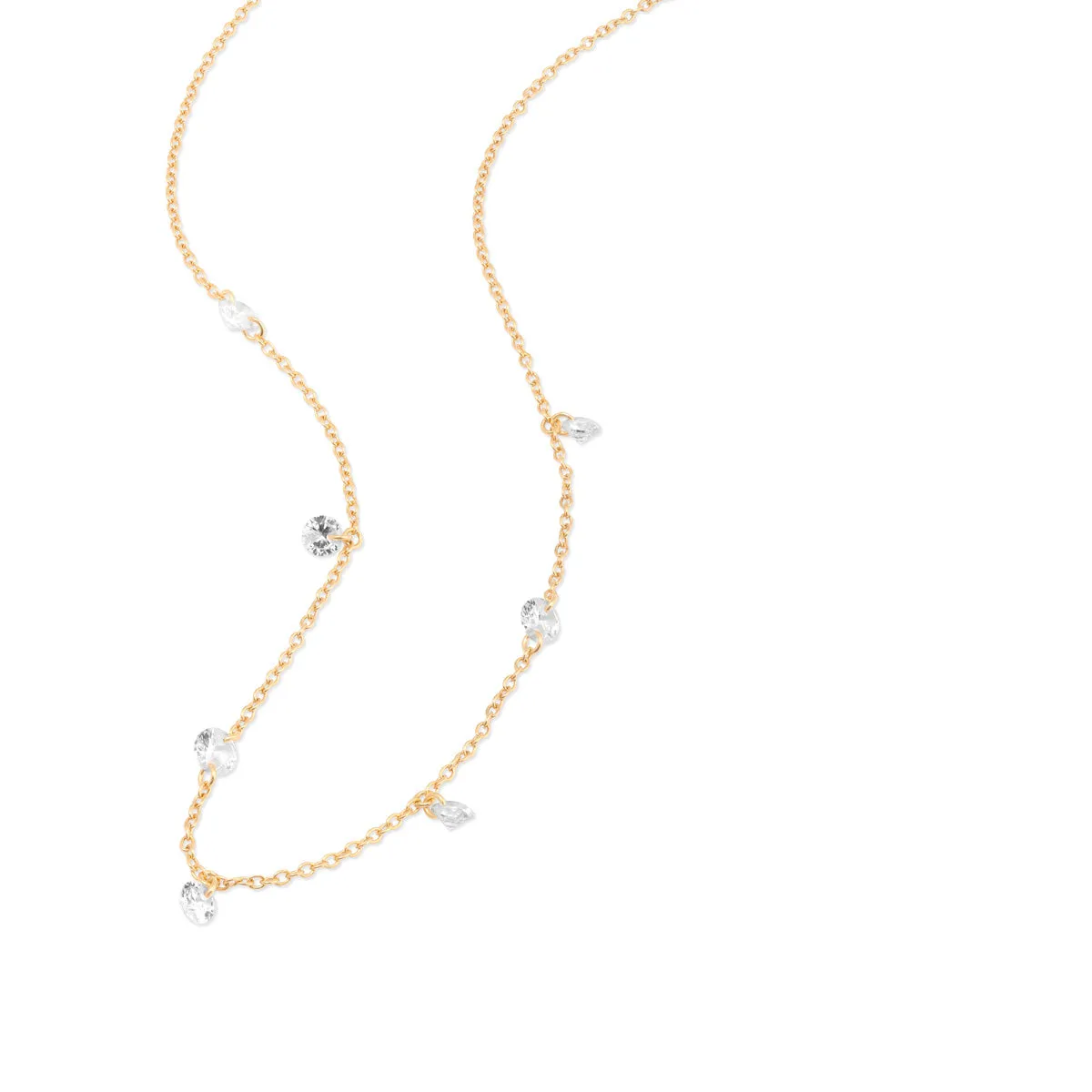 Glimmer Gems 14K Gold Vermeil Necklace sold by Wanderlust and Co product image thumbnail 3