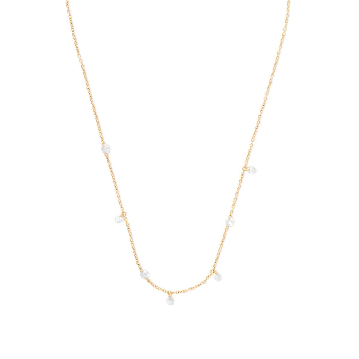 Glimmer Gems 14K Gold Vermeil Necklace sold by Wanderlust and Co product image thumbnail 5