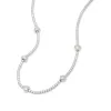Heart Pave 925 Sterling Silver Petite Tennis Necklace sold by Wanderlust and Co