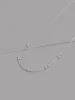 Heart Pave 925 Sterling Silver Petite Tennis Necklace sold by Wanderlust and Co