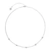 Heart Pave 925 Sterling Silver Petite Tennis Necklace sold by Wanderlust and Co