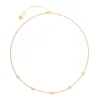 Heart Pave 14K Gold Vermeil Petite Tennis Necklace sold by Wanderlust and Co