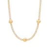 Heart Pave 14K Gold Vermeil Petite Tennis Necklace sold by Wanderlust and Co