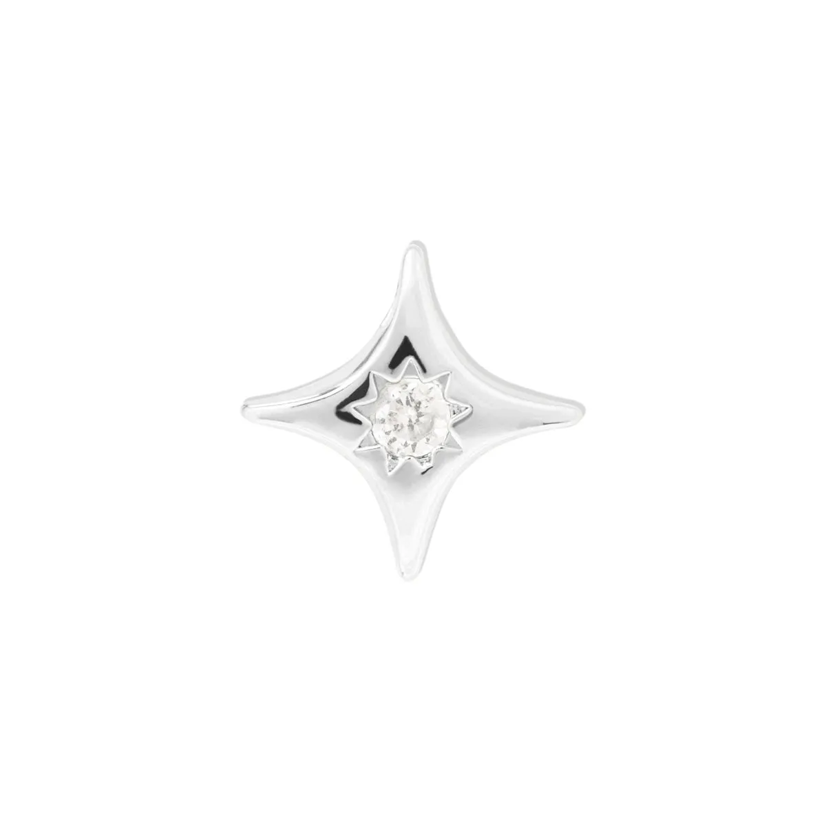 Petite Birthstone Star Bubble Silver Charm sold by Wanderlust and Co product image thumbnail 5