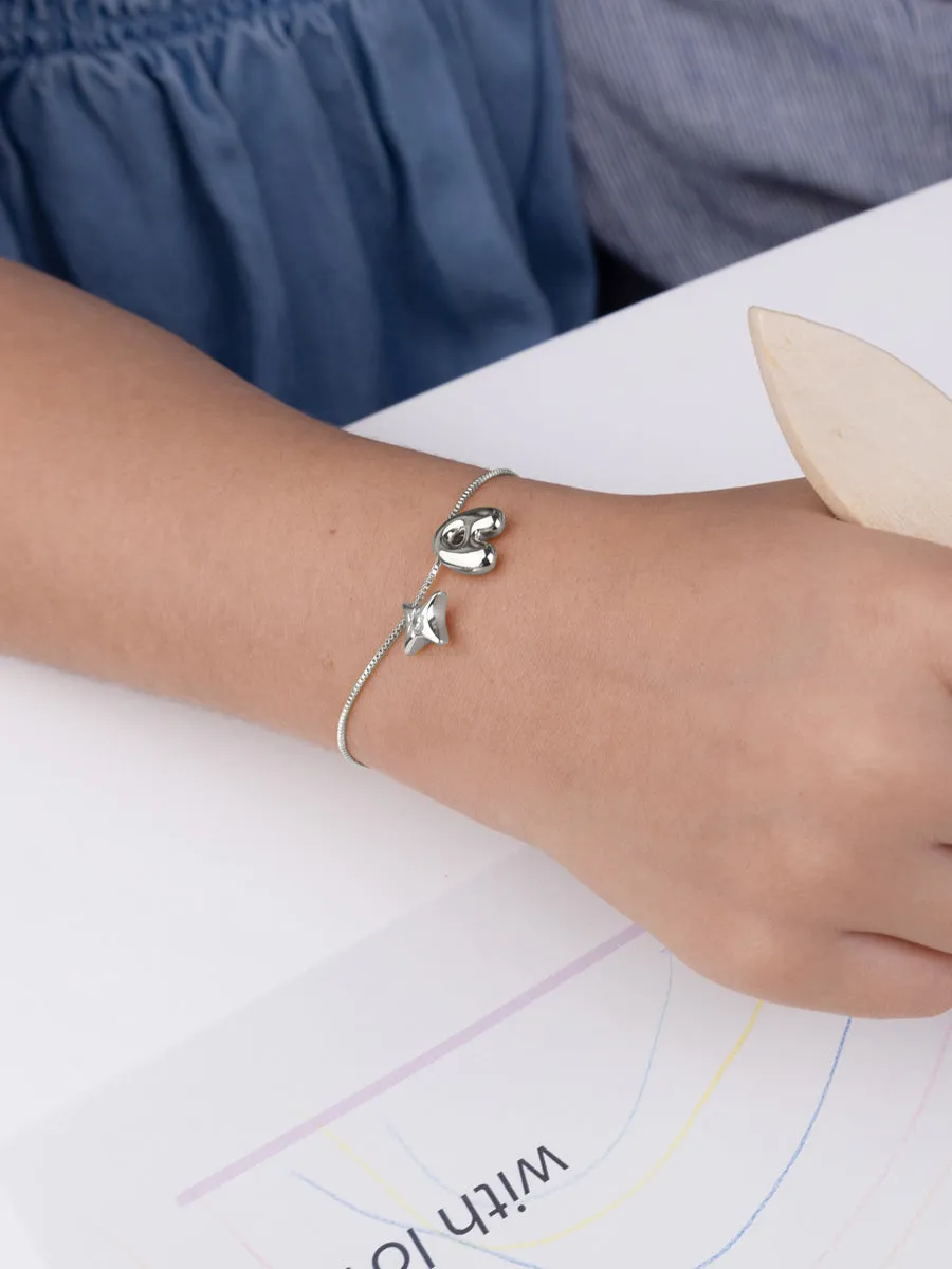 Petite Birthstone Star Bubble Silver Charm sold by Wanderlust and Co product image thumbnail 3