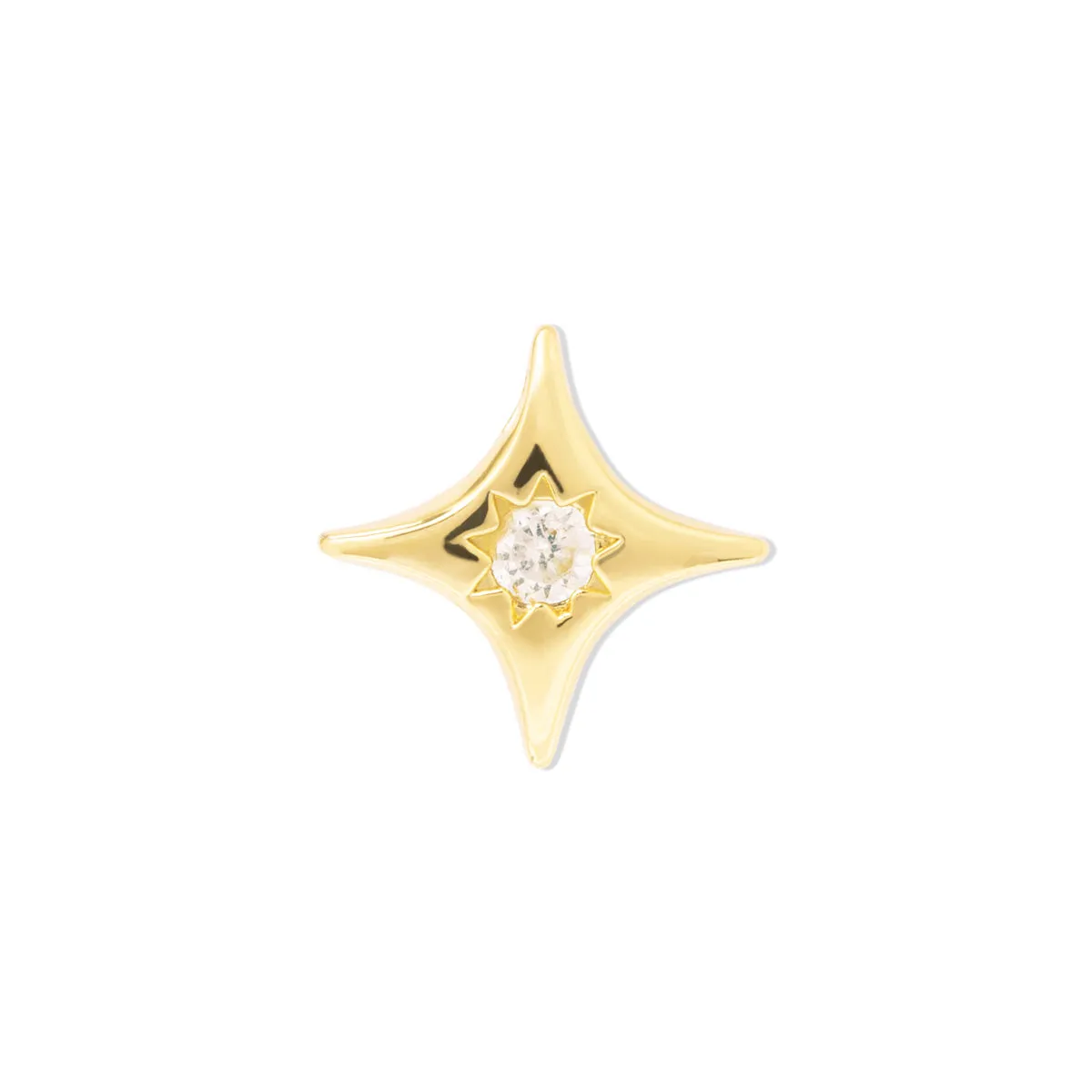 Petite Birthstone Star Bubble Gold Charm sold by Wanderlust and Co product image thumbnail 5