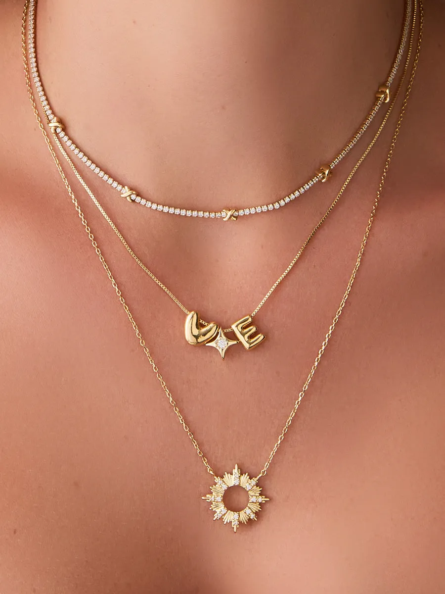 Petite Birthstone Star Bubble Gold Charm sold by Wanderlust and Co product image thumbnail 2