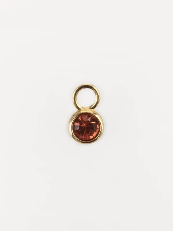 July Birthstone Gold Charm made by Wanderlust and Co