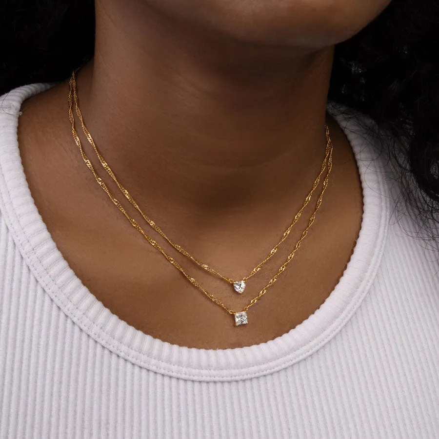 Princess Gold Necklace sold by Wanderlust and Co product image thumbnail 2