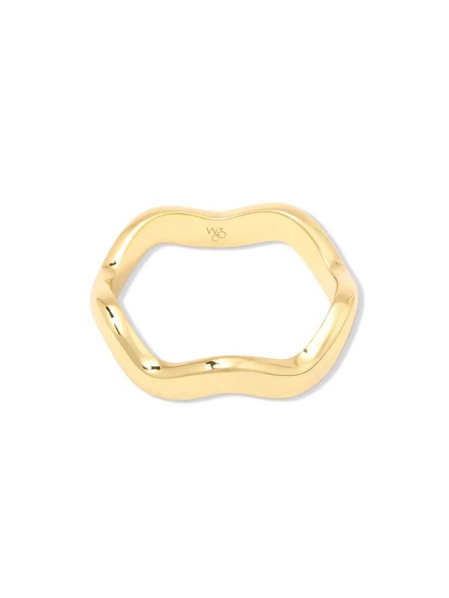 Scallop Gold Ring sold by Wanderlust and Co product image thumbnail 5