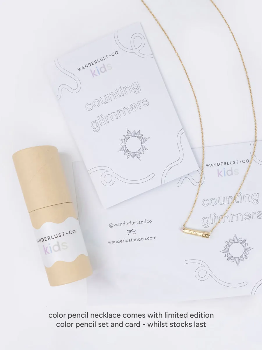 Color Pencil & Card Set sold by Wanderlust and Co