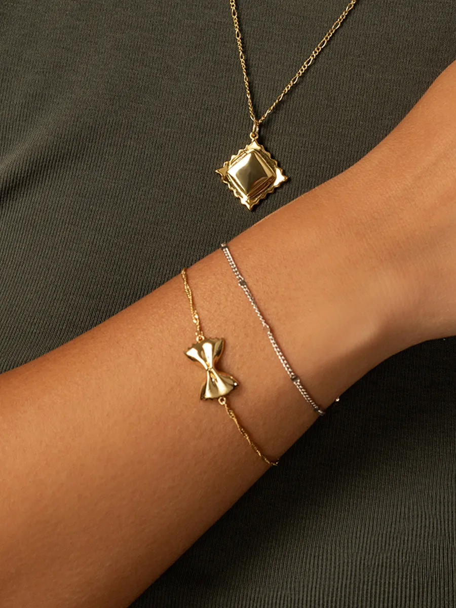 Bow Tie Pasta Gold Set sold by Wanderlust and Co product image thumbnail 4