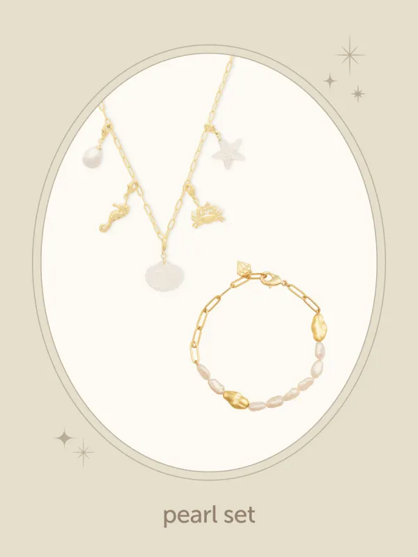 Pearl Set sold by Wanderlust and Co