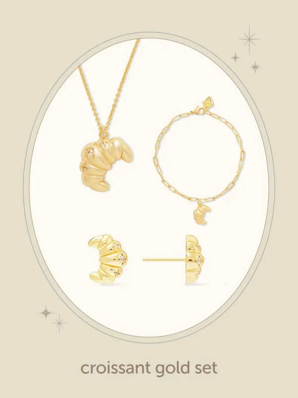 Croissant Gold Set sold by Wanderlust and Co