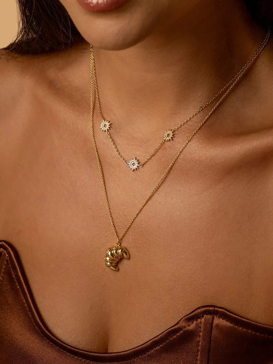 Croissant Gold Set sold by Wanderlust and Co product image thumbnail 2