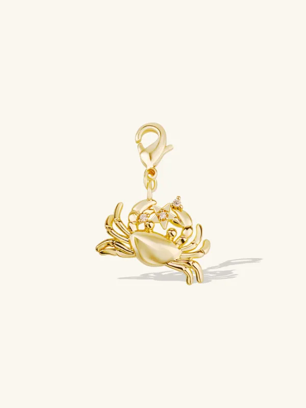 Crab Gold Charm sold by Wanderlust and Co