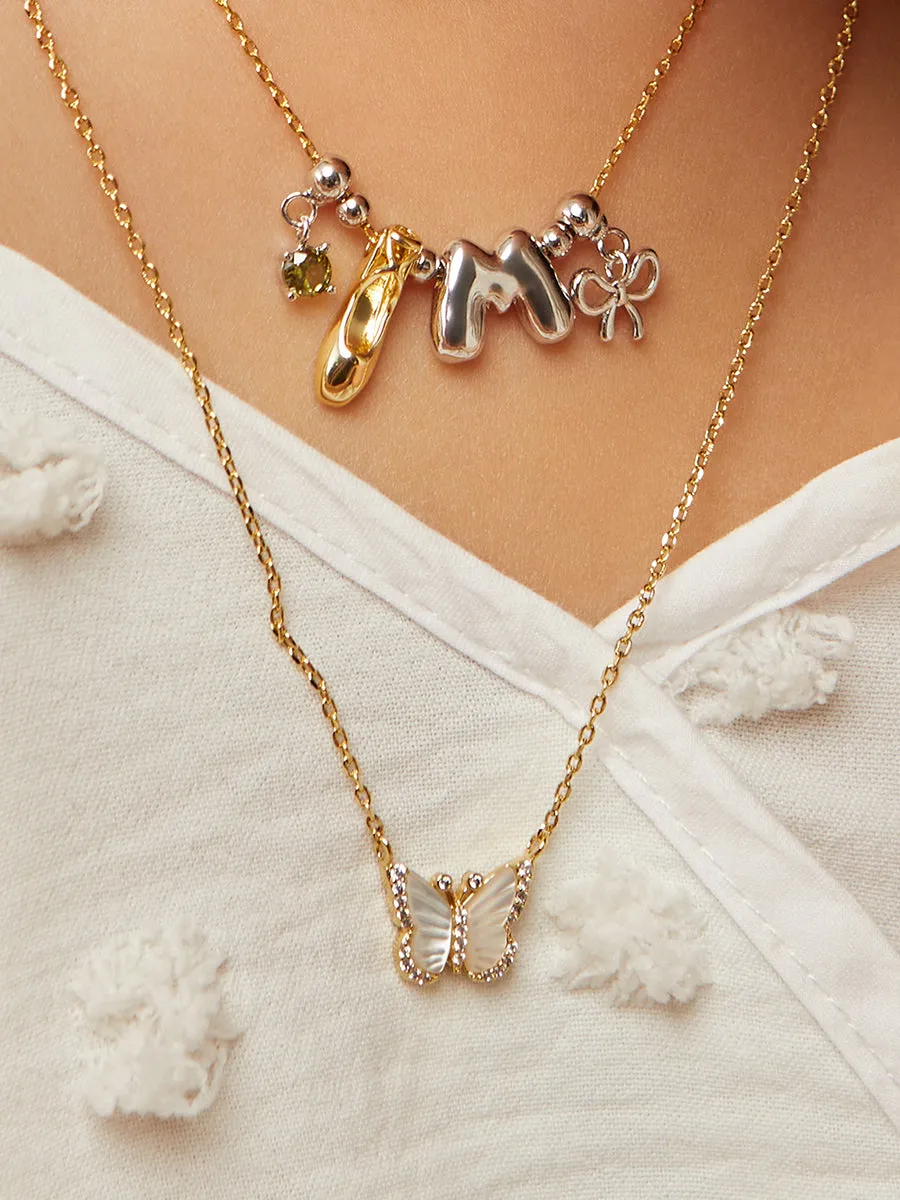 Bow Silver Drop Charm sold by Wanderlust and Co product image thumbnail 2