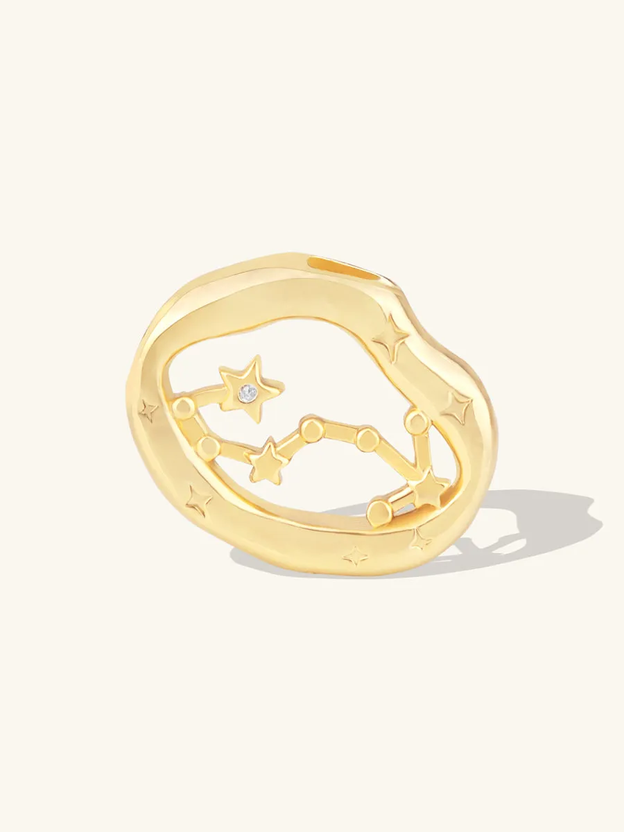 Zodiac Constellation Gold Charm sold by Wanderlust and Co