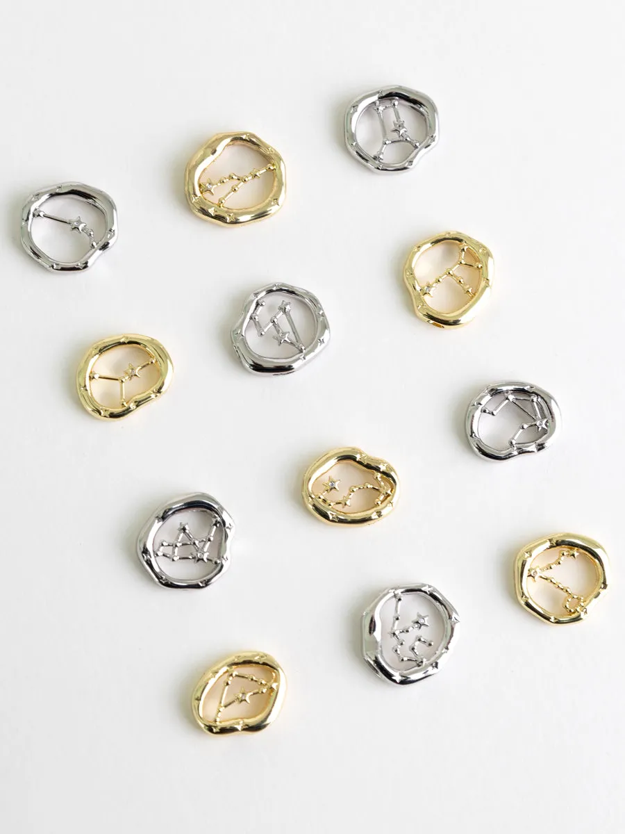 Zodiac Constellation Gold Charm sold by Wanderlust and Co product image thumbnail 4