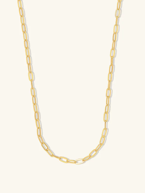 Petite Harper Gold Chain Necklace sold by Wanderlust and Co